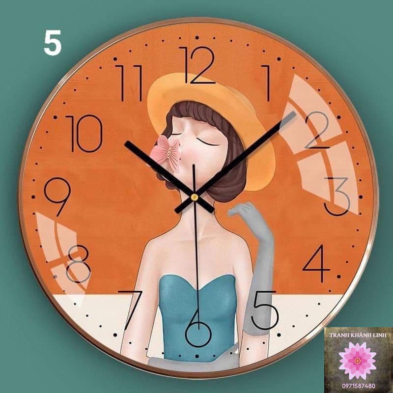 Tranh Đồng Hồ Tráng gương Cao Cấp mọi kích thước cho phòng Khách, phòng ngủ, Phòng Bếp Sang Chảnh