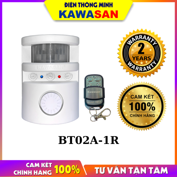 Thiết bị báo trộm hồng ngoại độc lập, hú còi tại chỗ, có remote điều khiển từ xa BT02A-1R/2R
