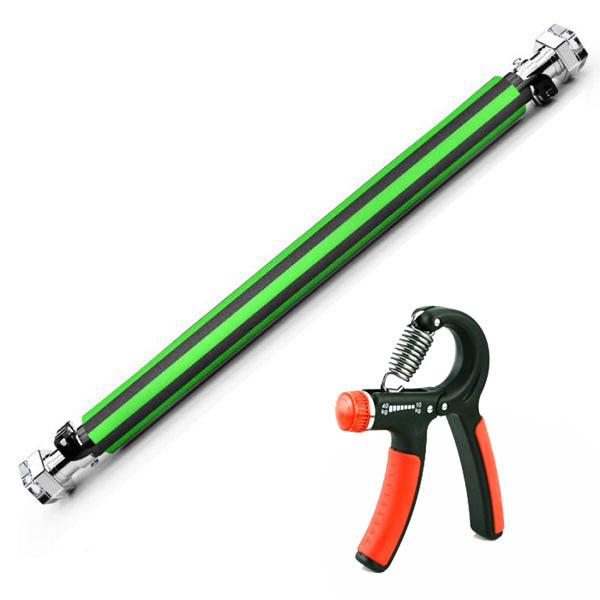 Xà Đơn Treo Tường 2020 Sọc Xanh Tùy Chỉnh (KT83-130cm) Có Khóa Chống Xoay Chịu Lực 200kg + Kèm Kìm Bóp Tay Điều Chỉnh Lực