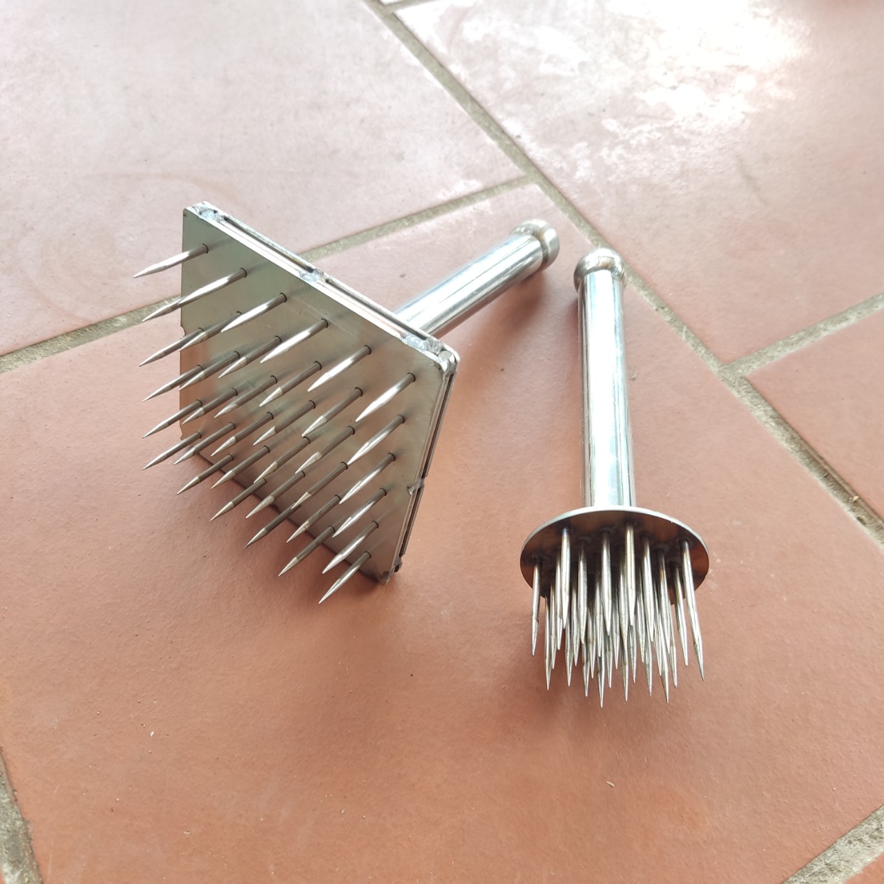 Dụng cụ săm bì heo da giòn/ săm bì, châm thịt, săm thịt , xăm bì heo nổ cốm, săm bì heo da giòn