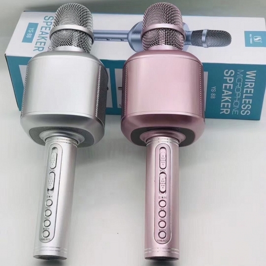 Micro bluetooth mic hát không dây mic ys 88 cao cấp micro ys-88 mic karaoke bluetooth tích hợp live stream mic karaoke bluetooth cao cấp ys-88 tích hợp loa bass không dây. chống hú