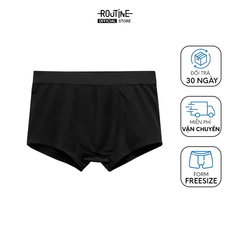 Quần Lót Nam Organic Cotton Trơn Form Boxer Routine 10S23UND001C