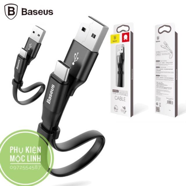 Cáp sạc và truyền dữ liệu tốc độ cao Baseus USB Type C ( 23cm hỗ trợ Quick charge 3.0 )