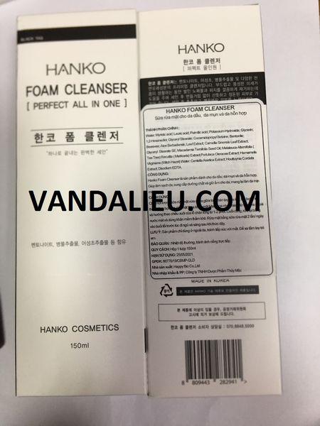 Hanko foam cleanser