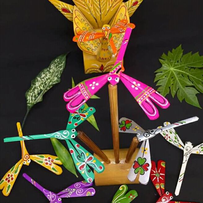 Chuồn chuồn tre 12*12cm