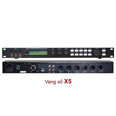 Vang số x5 huyền thoại - vang số karaoke chống hú xử lý âm thanh chuẩn - bảo hành 12 tháng