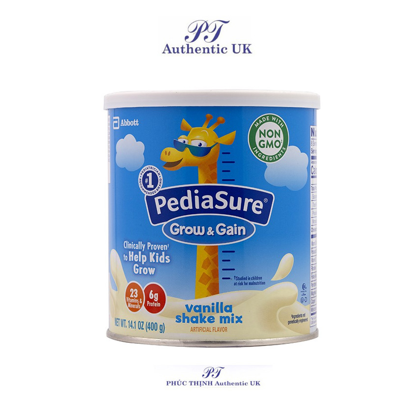 Sữa bột pediasure 400g của mỹ hương vani/dâu