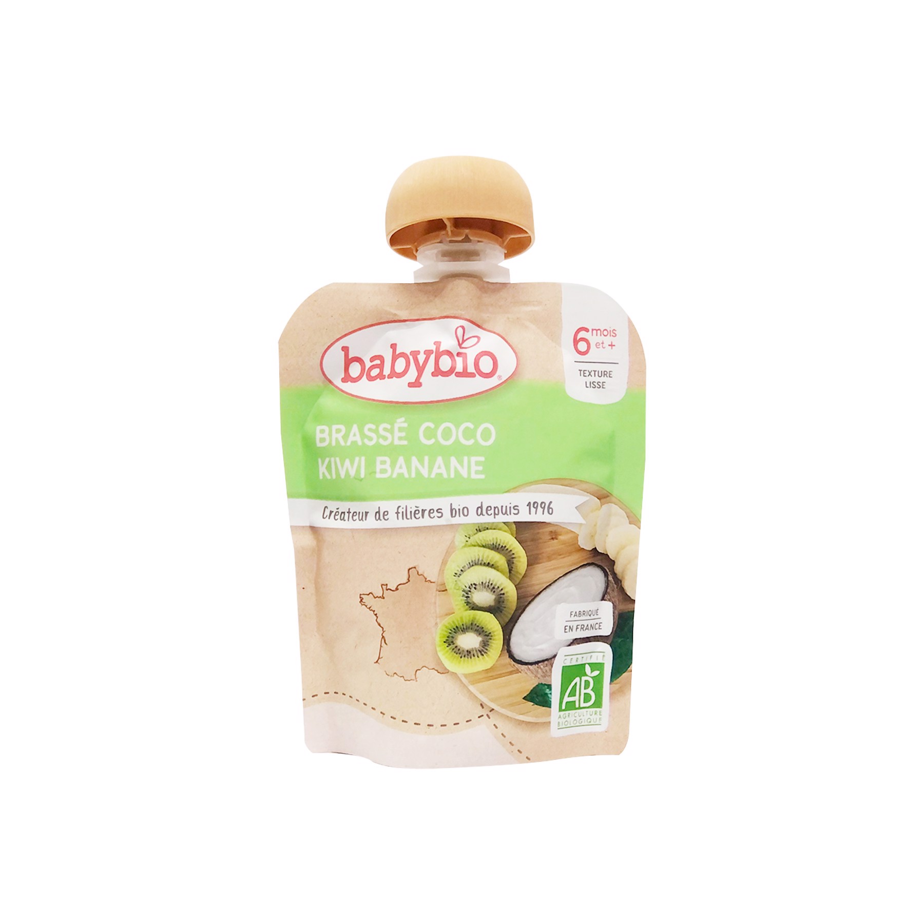 Sữa chua hữu cơ babybio 85g dành cho bé từ 6 tháng tuổi - leaf organic hcm
