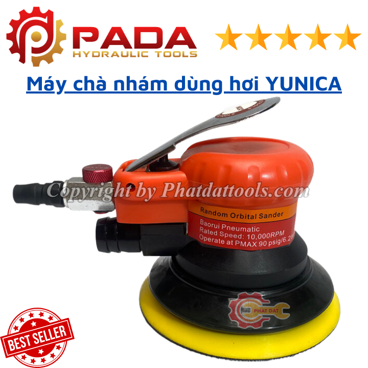 Máy chà nhám dùng hơi YUNICA 8402-Máy chà đa năng cầm tay-Hàng Đài Loan-Bảo hành 6 tháng-Hàng chất lượng.