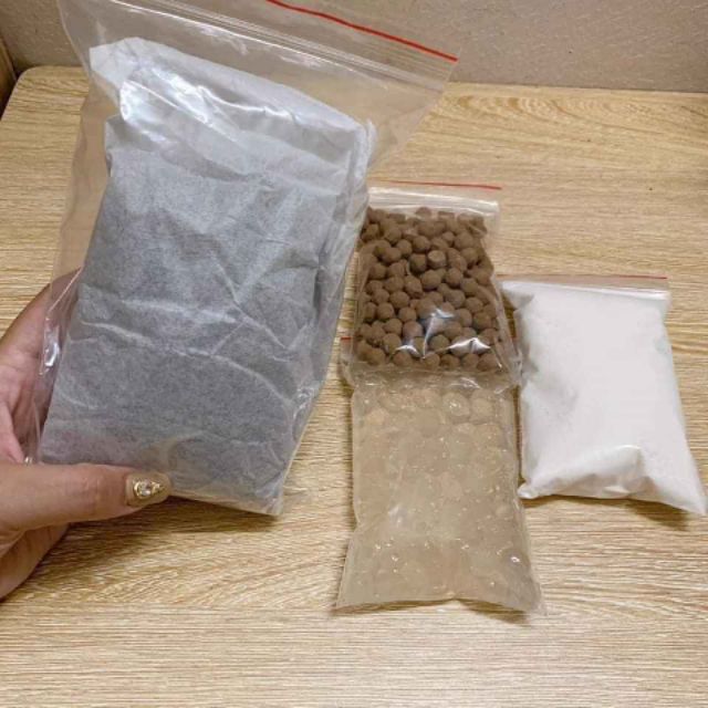 Set Hồng Trà Sữa Chân Châu Trắng ( Đen )Trà Túi Lọc - Set Full