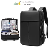 Seachoice SC 1776 Laptop Backpack Expandable 10cm Large Capacity 17.3inch Laptop Waterproof Oxford Fabric and USB Charging Port