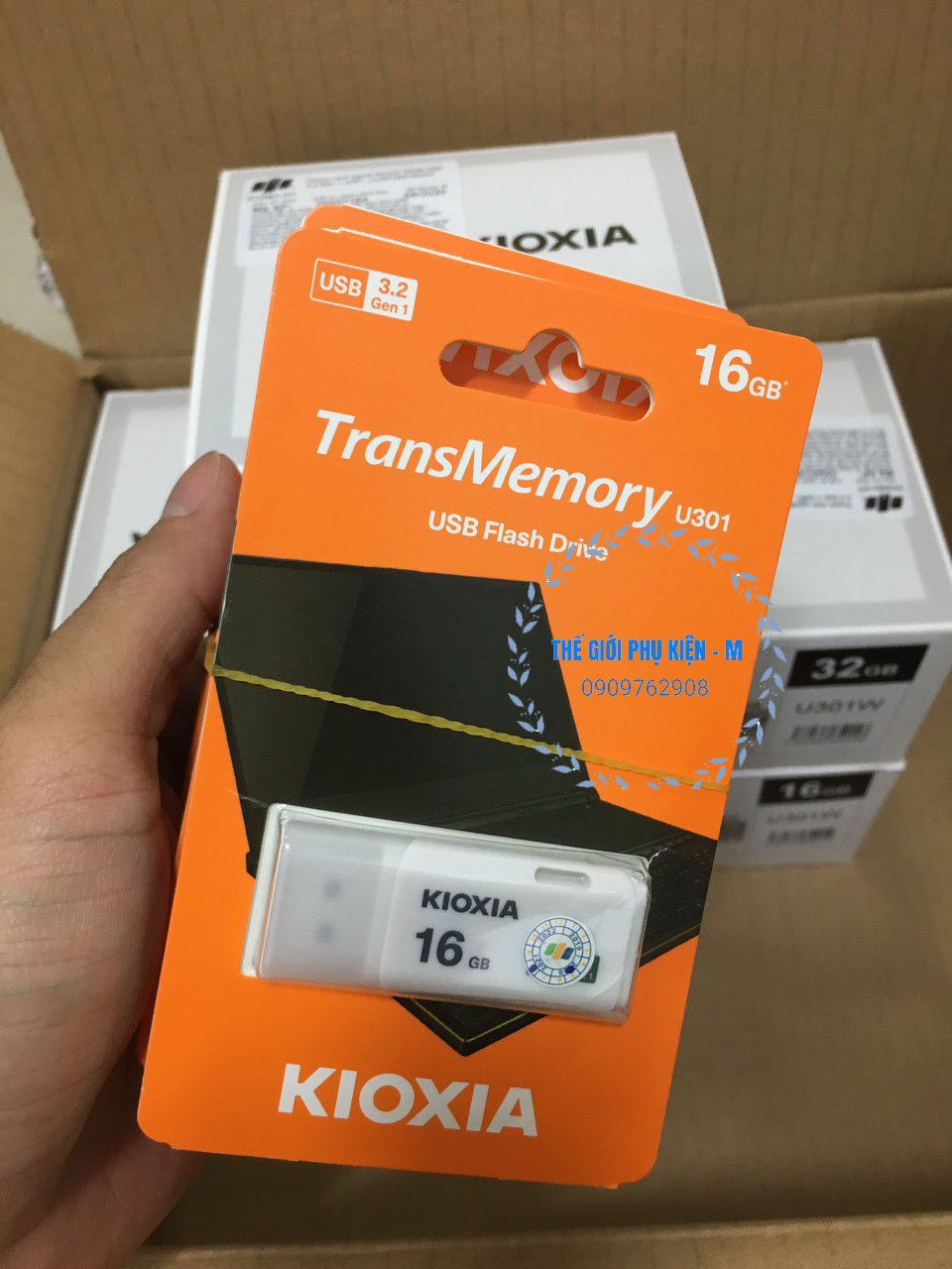 USB 16GB Kioxia U301/3.0 Chính hãng - Giá rẻ, bảo hành 1 đổi 1