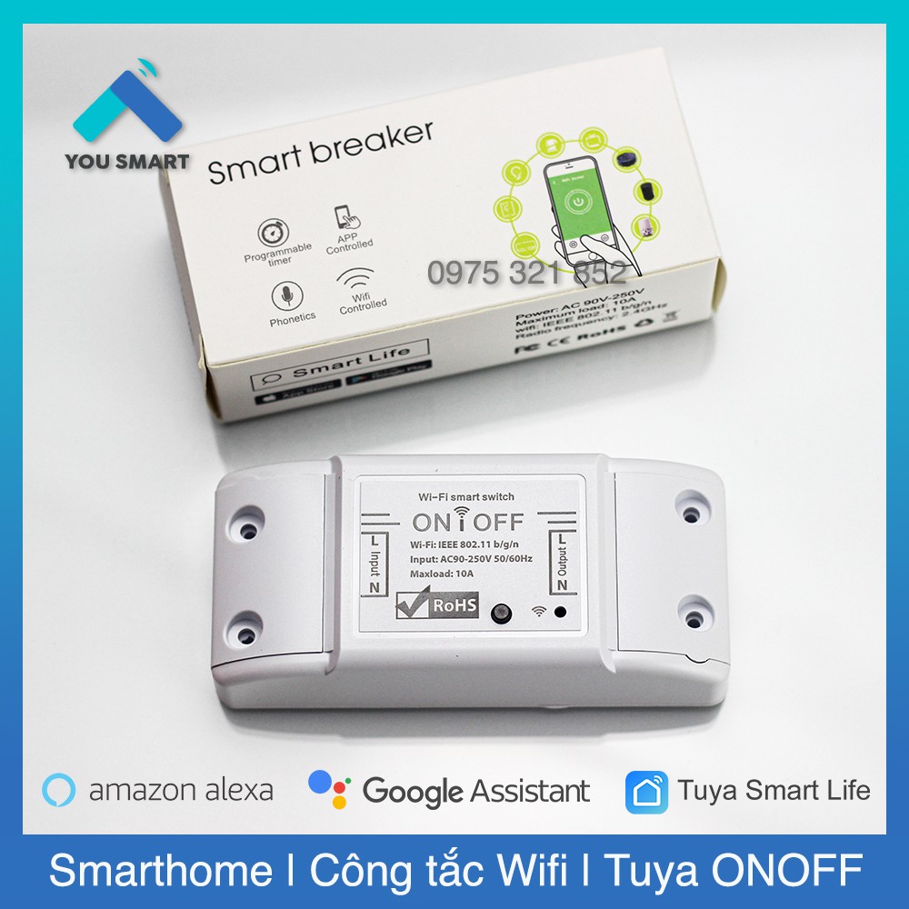 Công Tắc Thông Minh Wifi Tuya OnOff - Tuya Basic thay thế Sonoff.