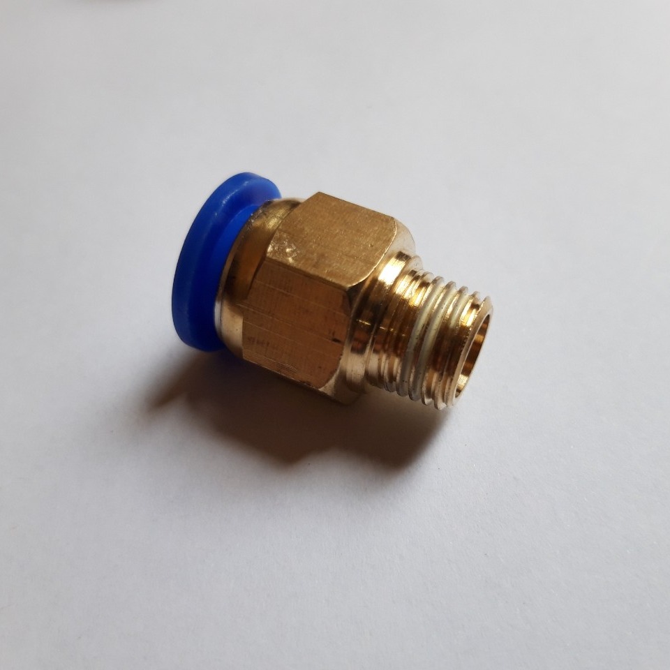 Đầu nối gài ống 12mm - ren 13mm/ 17mm/ 21mm