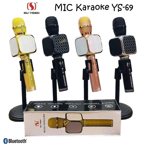 Micro karaoke bluetooth không dây YS-69 Premium Mic Karaoke Gia Đình Micro hát Karaoke cực hay Ys 69 phiên bản mới nhất 2020 3in1 tích hợp loa Bluetooth Âm thanh cực đỉnh - Hát Cực Hay