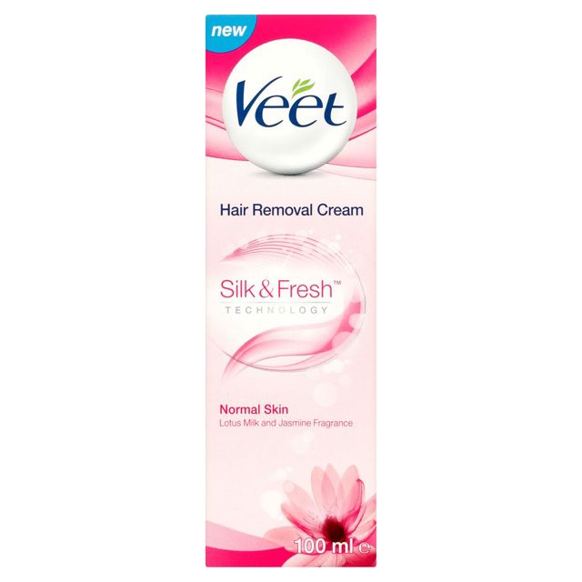 Kem tẩy lông cho da thường Veet Silk Fresh Hồng Pháp 100ml