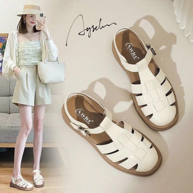 Sandal Sục rọ quai cài