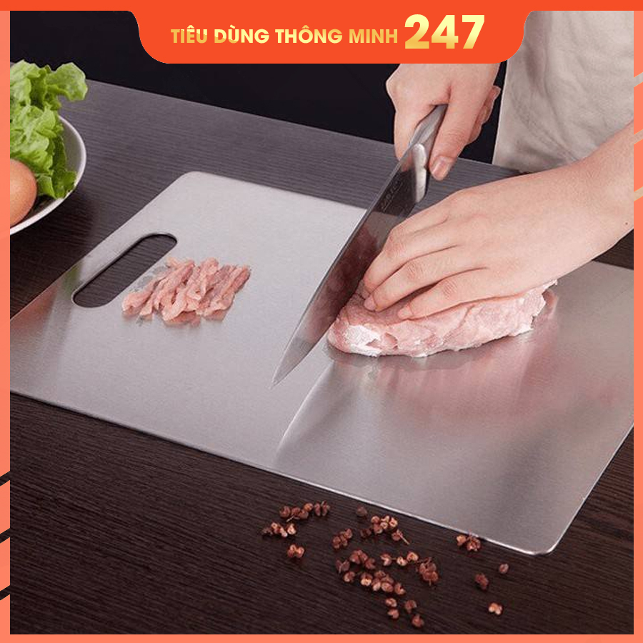 Thớt Inox 304 kháng khuẩn hình chữ nhật