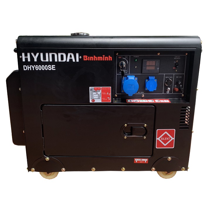 Máy phát điện hyundai chạy dầu 5.0kva-5.5kva dhy6000se