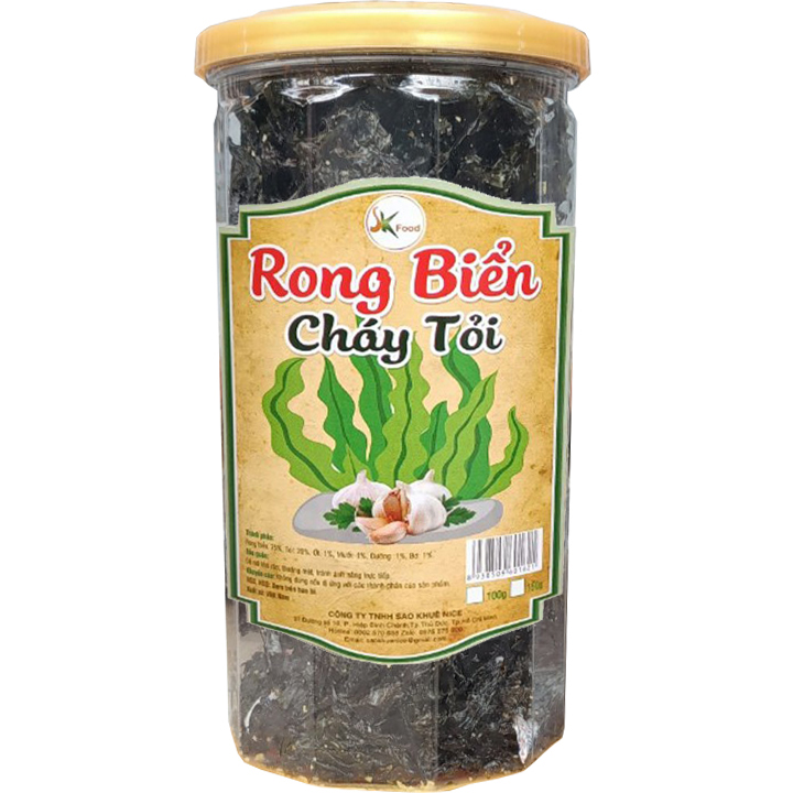 [HCM]RONG BIỂN CHÁY TỎI LOẠI NGON - HŨ 100G