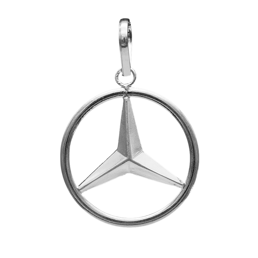 Mặt Dây Chuyền Mercedes Bạc 925 Mặt Dây Chuyền Nam Bằng Bạc