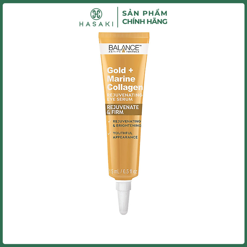 Serum Vàng Dưỡng Mắt Balance Active Formula Gold Collagen Rejuvenating Eye Serum 15ml