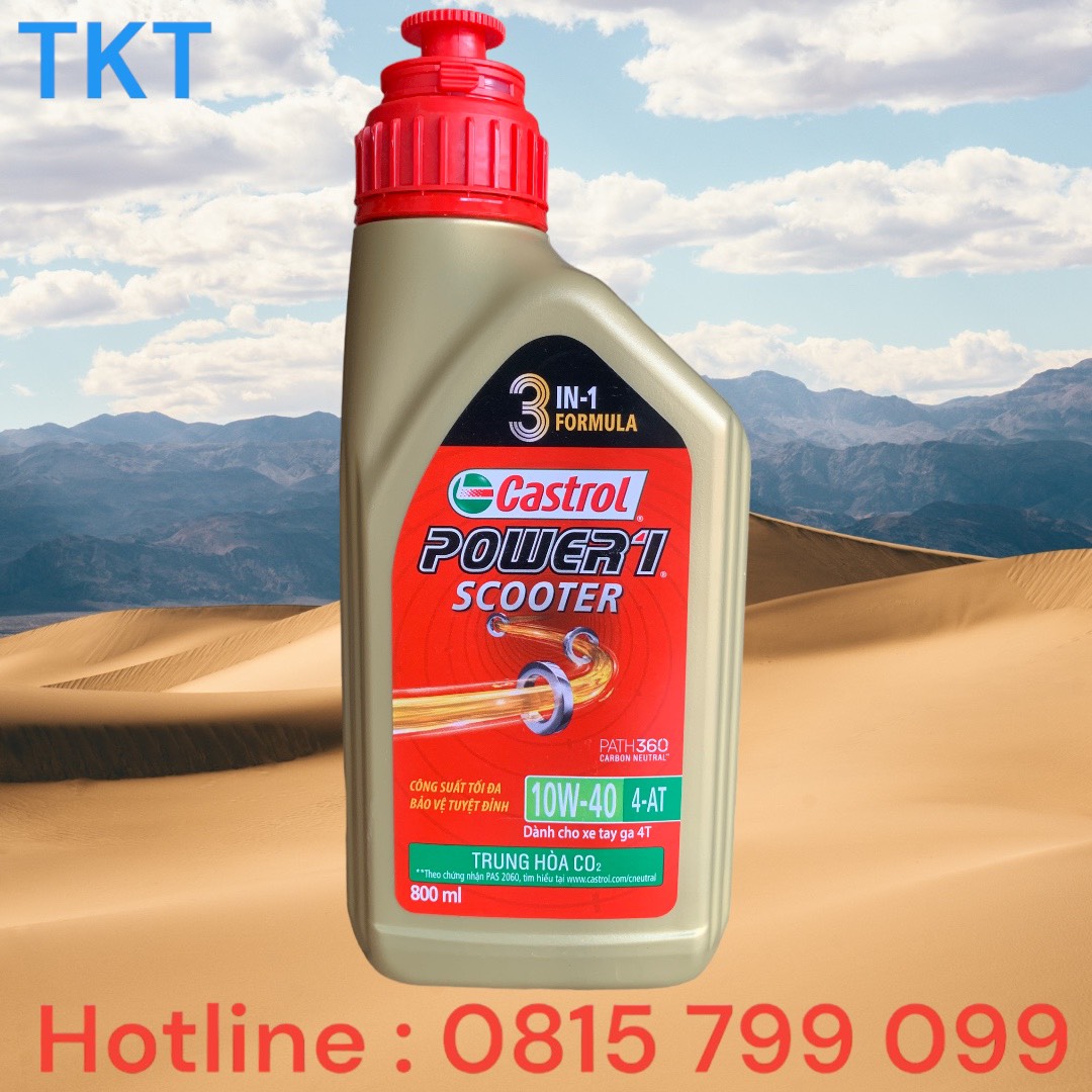 Castrol power1 scooter 10w40 0.8l