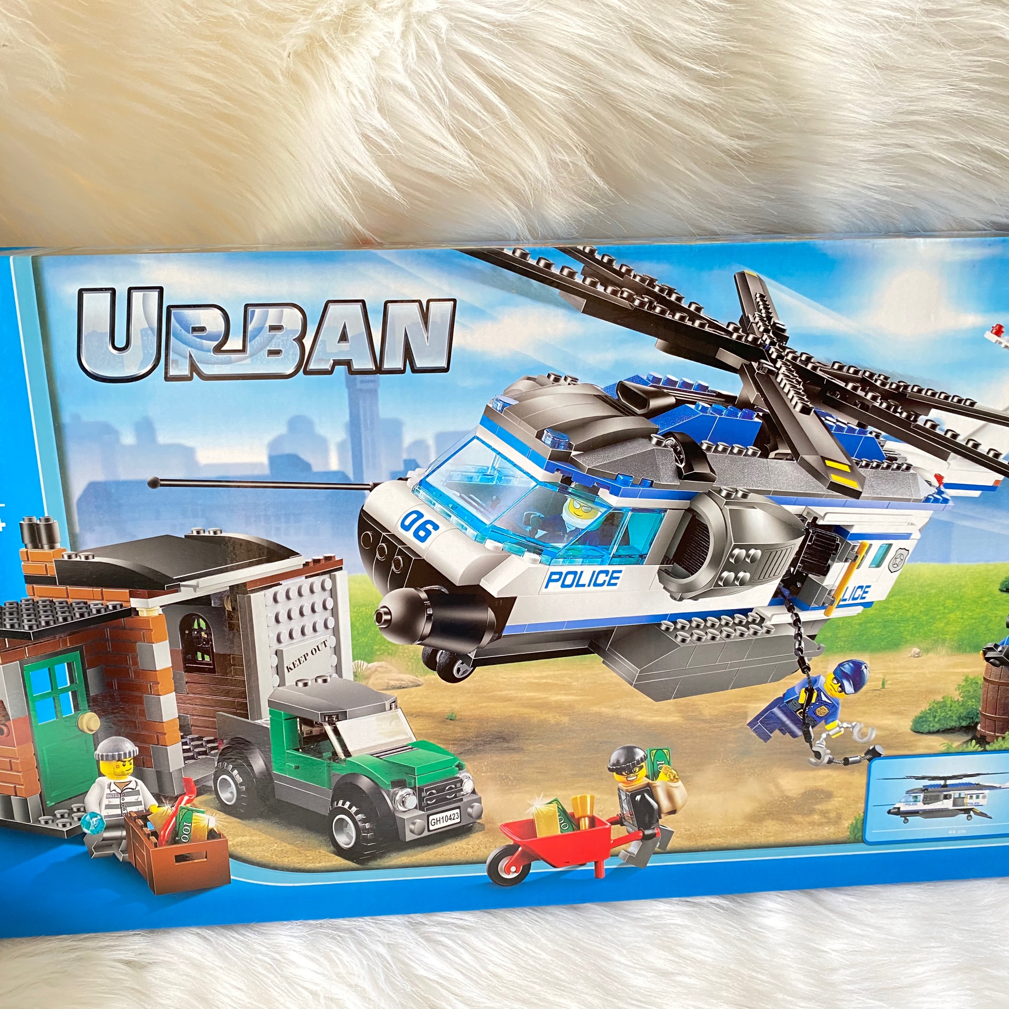 Lego urban 10423 - lego lắp ráp bé trai 528 chi tiết