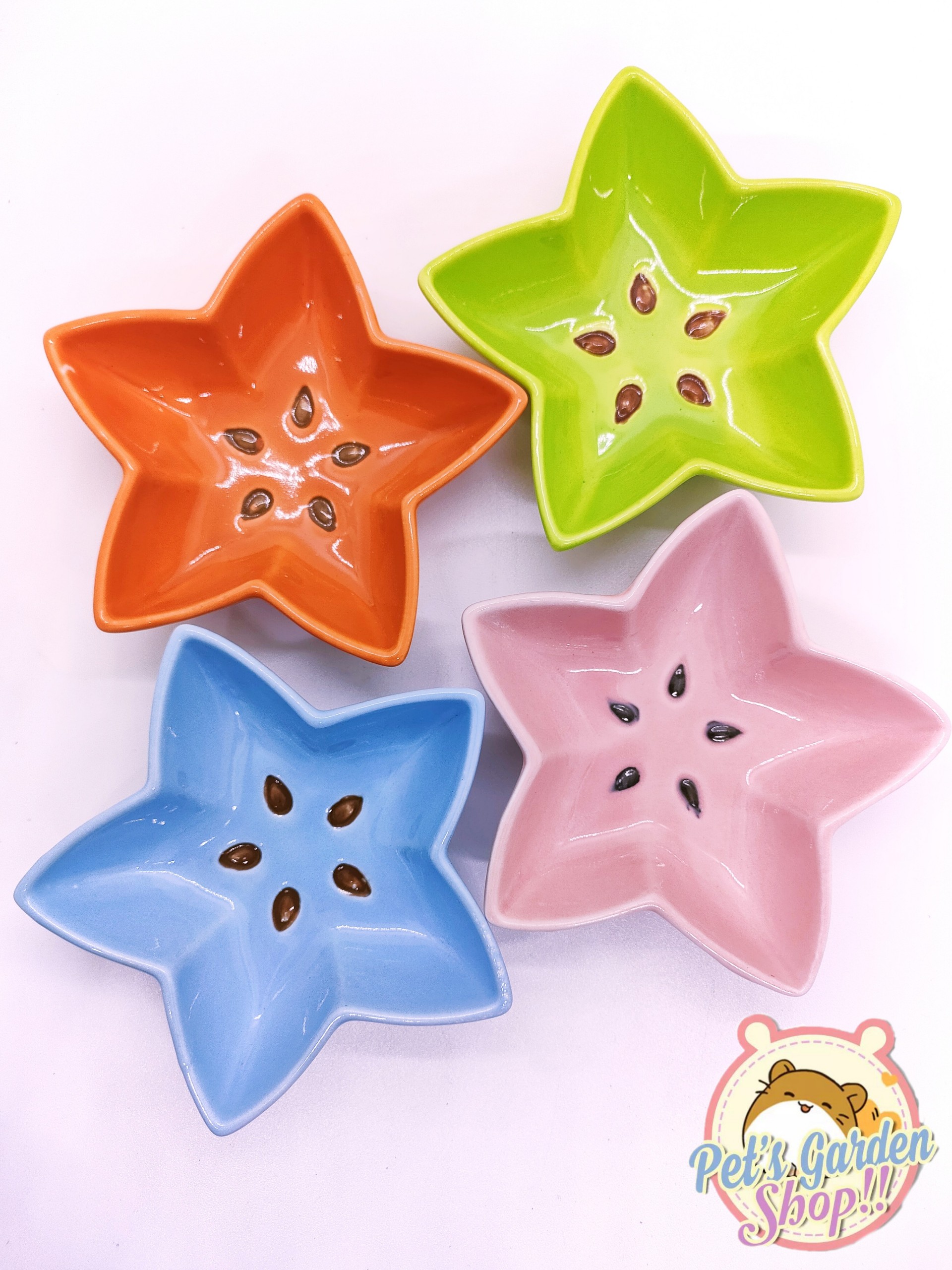 Chén sứ hình khế cho hamster
