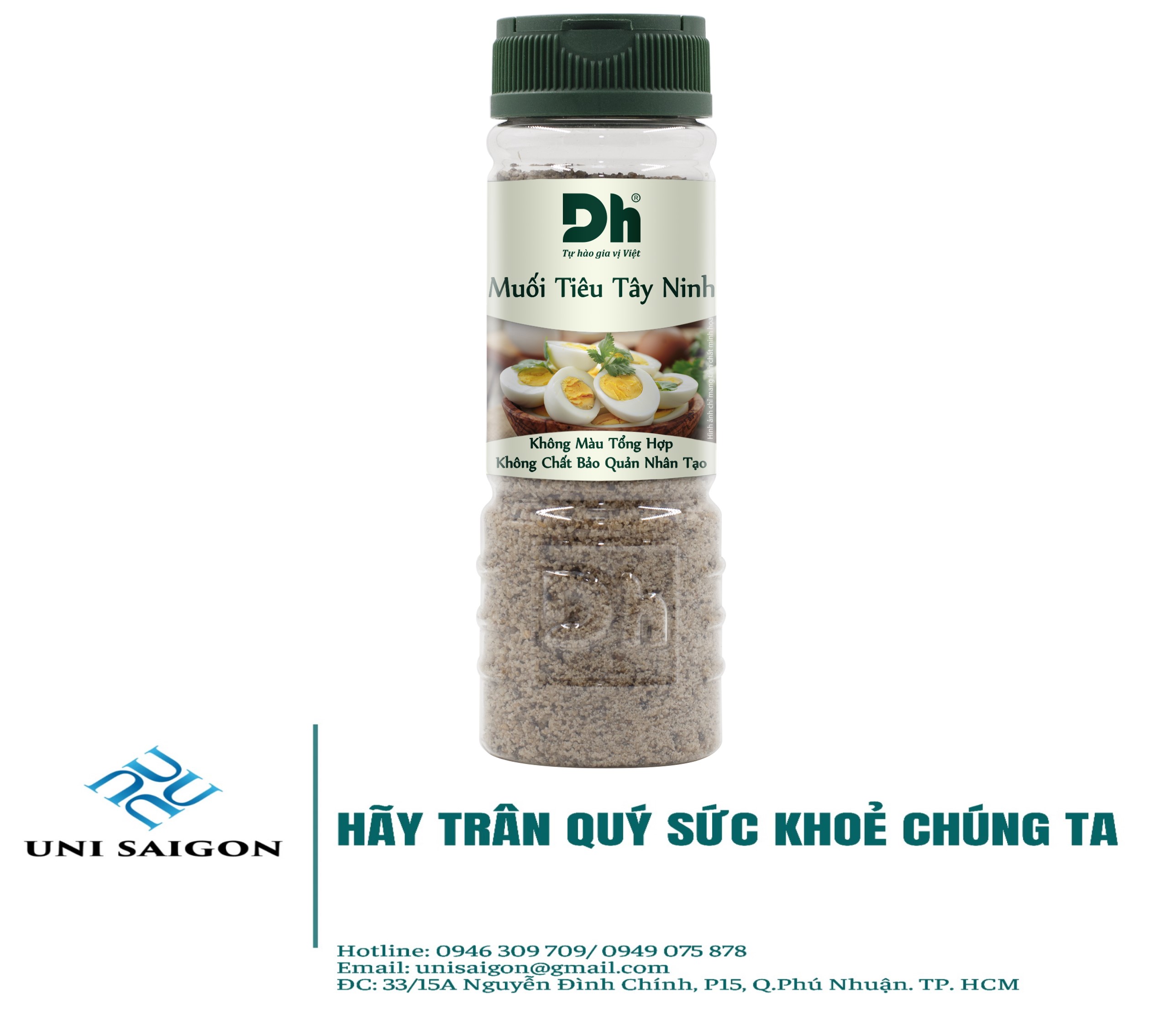 Hũ Muối Tiêu Tây Ninh (120G) - Thương hiệu DH Foods