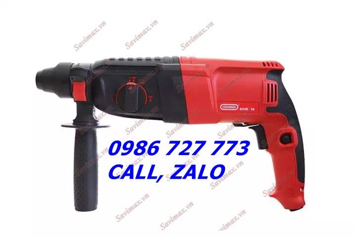 Máy khoan 3 chức năng oshima k3cn26, bắt vít, khoan bê tông, khoan gỗ, khoan thép