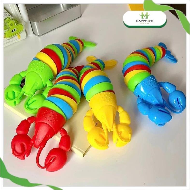 Đồ chơi giảm stress, đồ chơi nhựa hình tôm hùm vui nhộn, đồ chơi tôm hùm giảm căng thẳng độc lạ - Happy Life 4U
