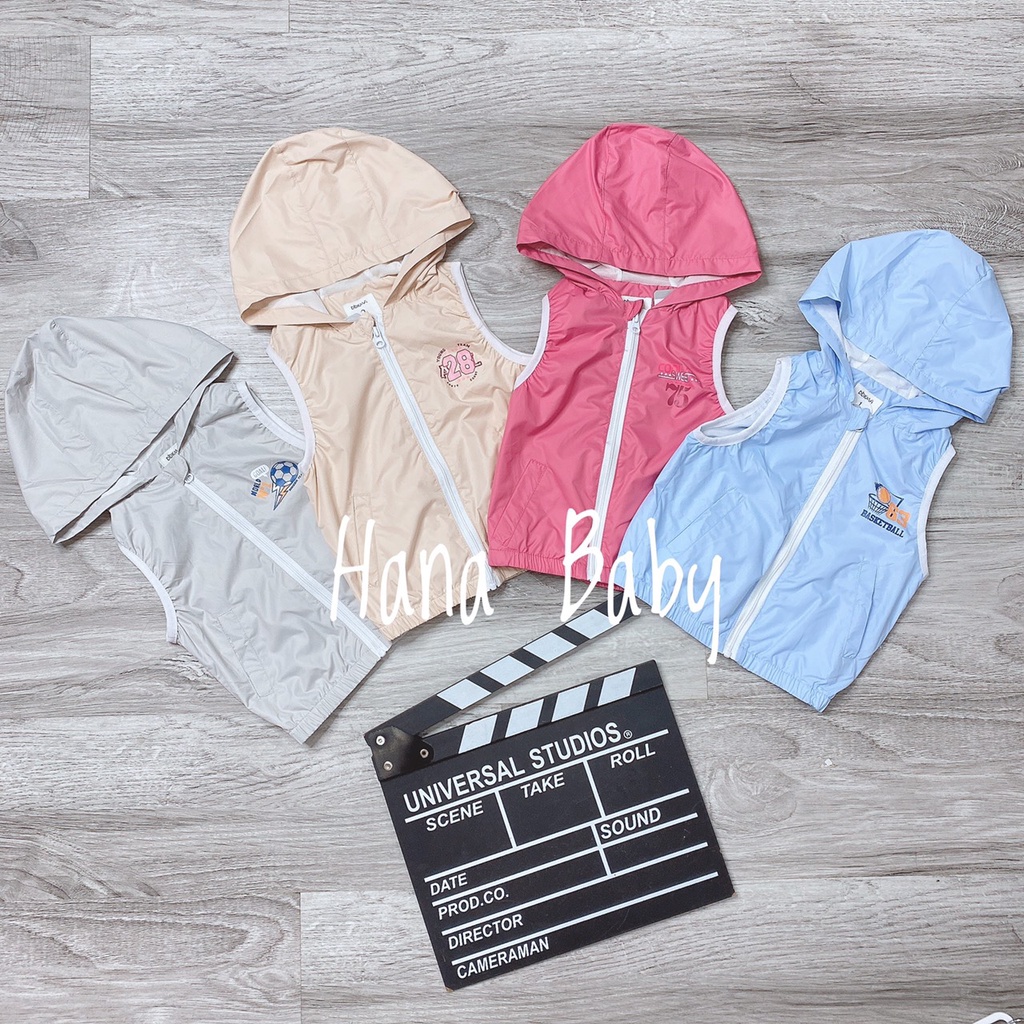 Áo gile gió 2 lớp Dokma DA868 size 2y-6y