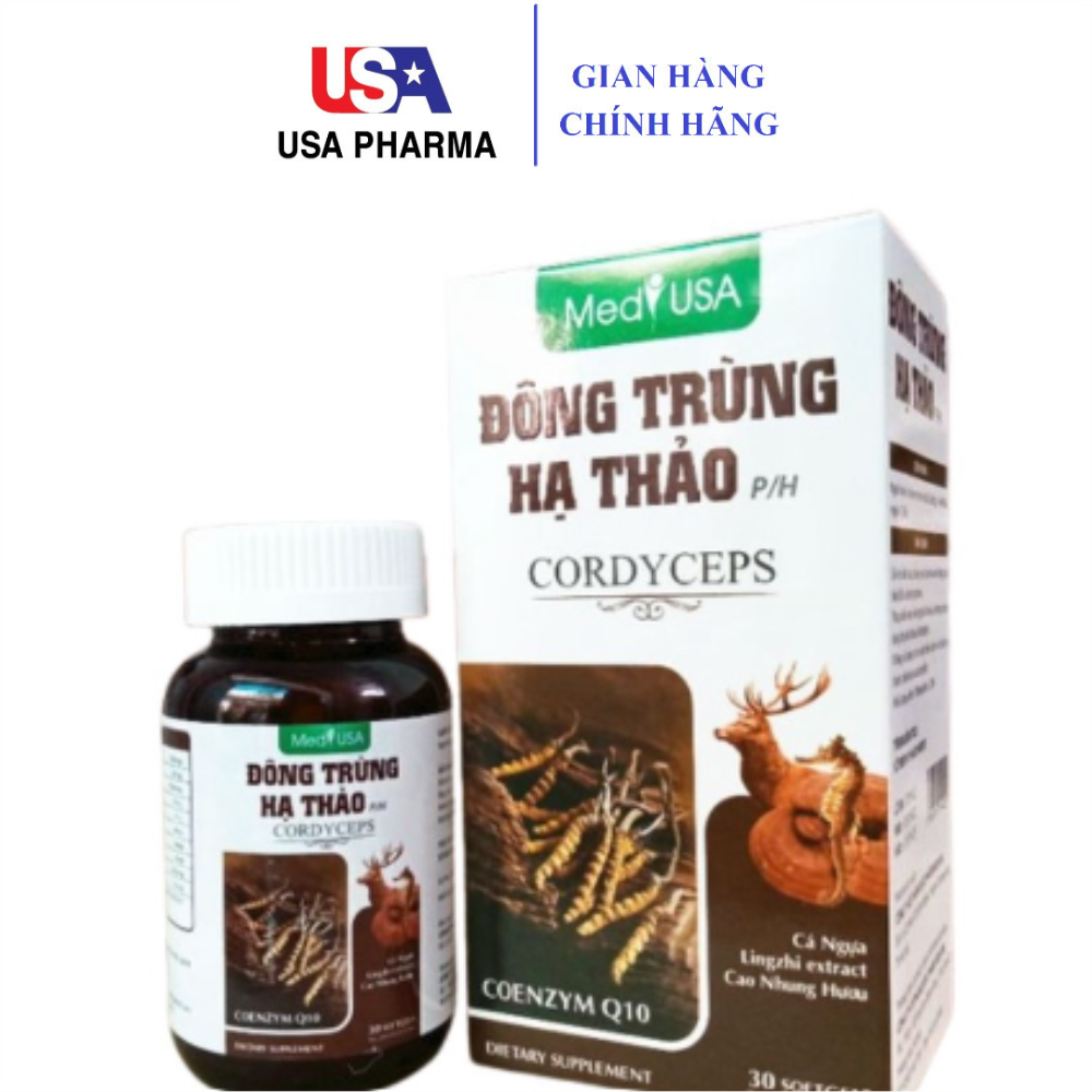 Đông trùng hạ thảo p/h giúp bồi bổ cơ thể - hộp 30 viên