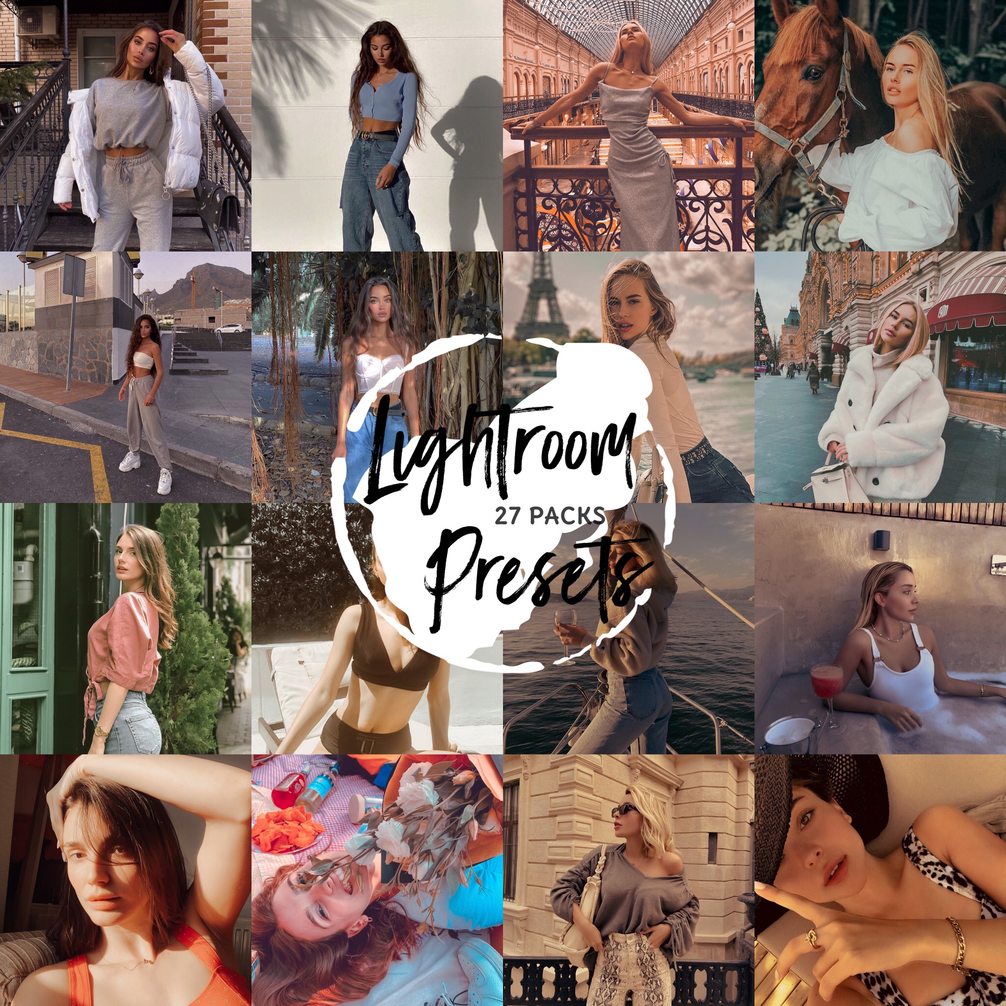 27 gói Preset Lightroom cho điện thoại - 186 Presets Lightroom / Mobile Lightroom Presets - LR20