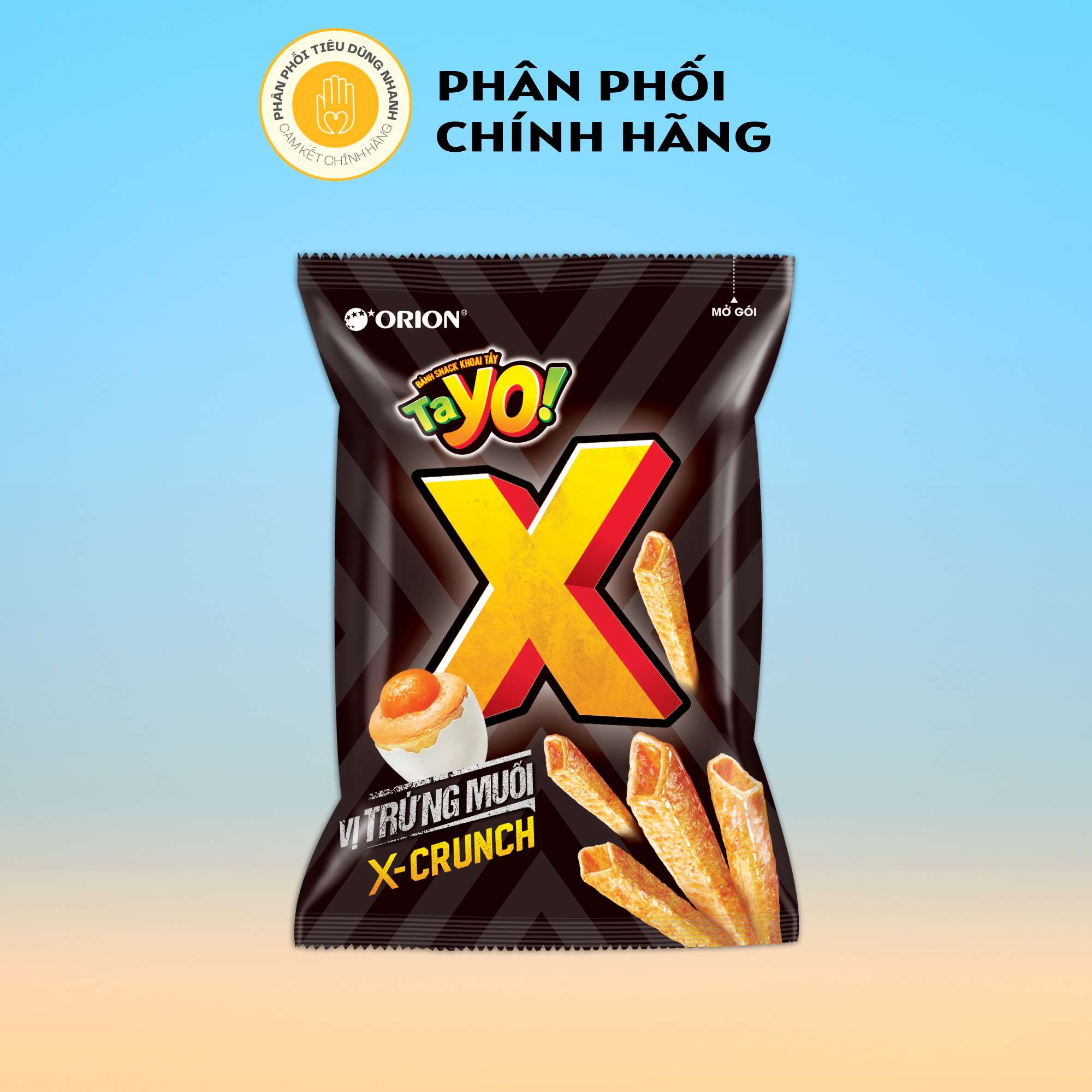 Gói bánh snack khoai tây lát tayo orion 30g vị trứng muối