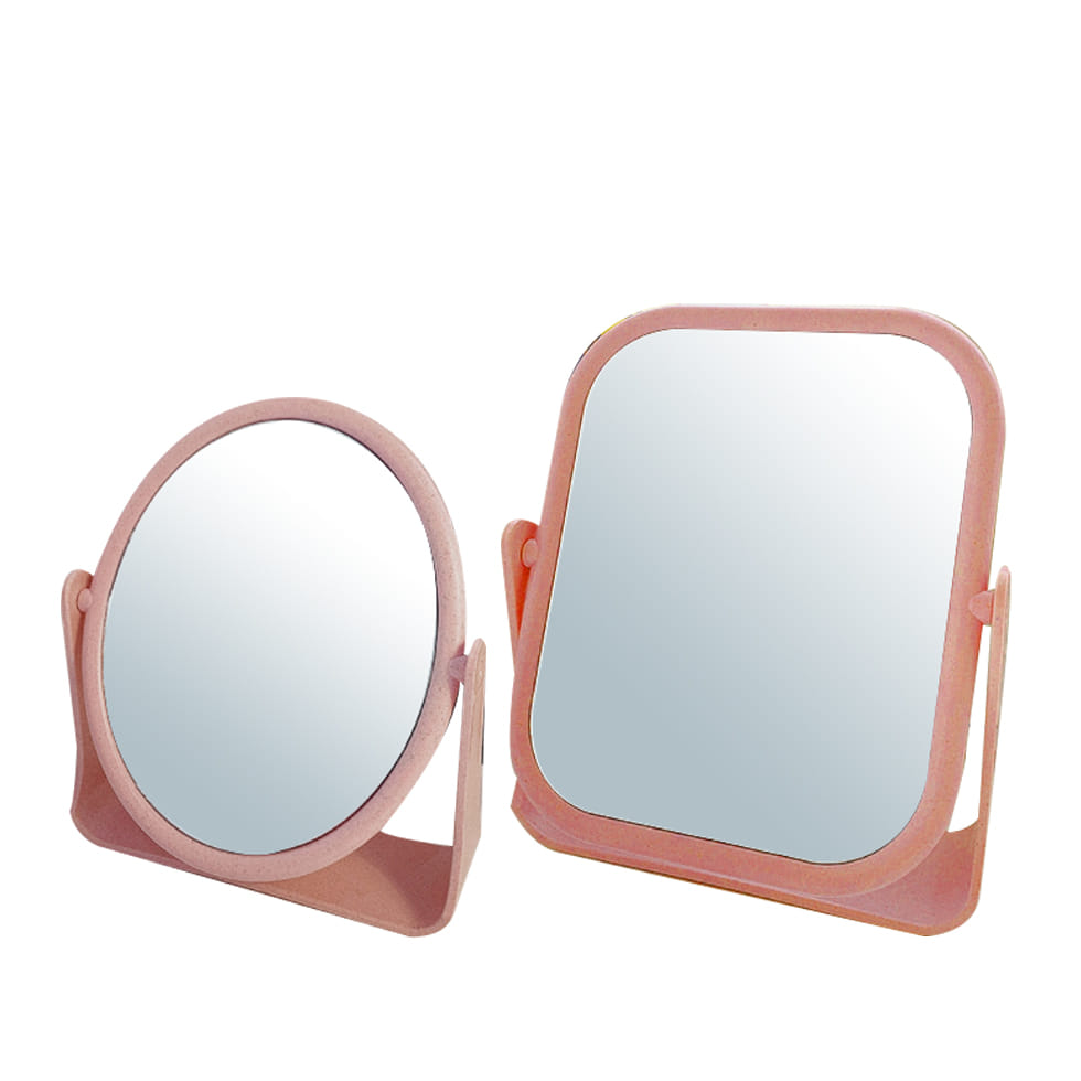 Gương Trang Điểm Để Bàn 2 Mặt Gương Xoay 360 độ, Gương Soi Di Động Cao Cấp, Chắc Chắn, Đơn Giản Mà Sang Trọng