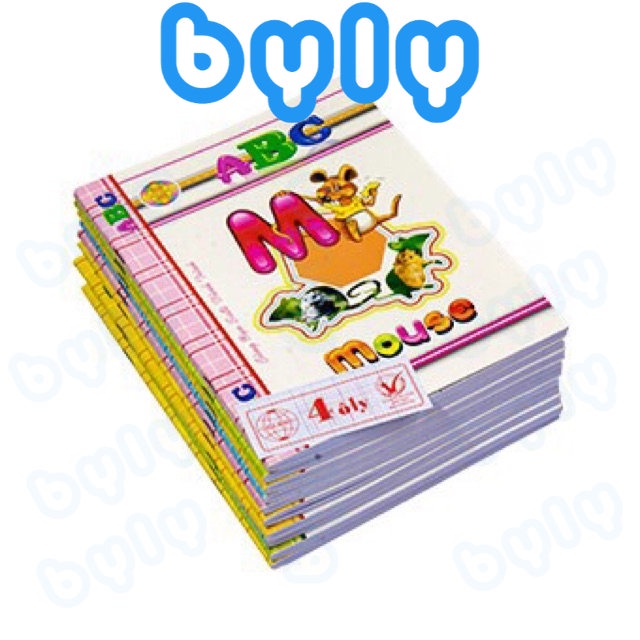 Lốc 10 cuốn tập học sinh abc hoà bình 96 trang 4 oly - 5 oly - byly store
