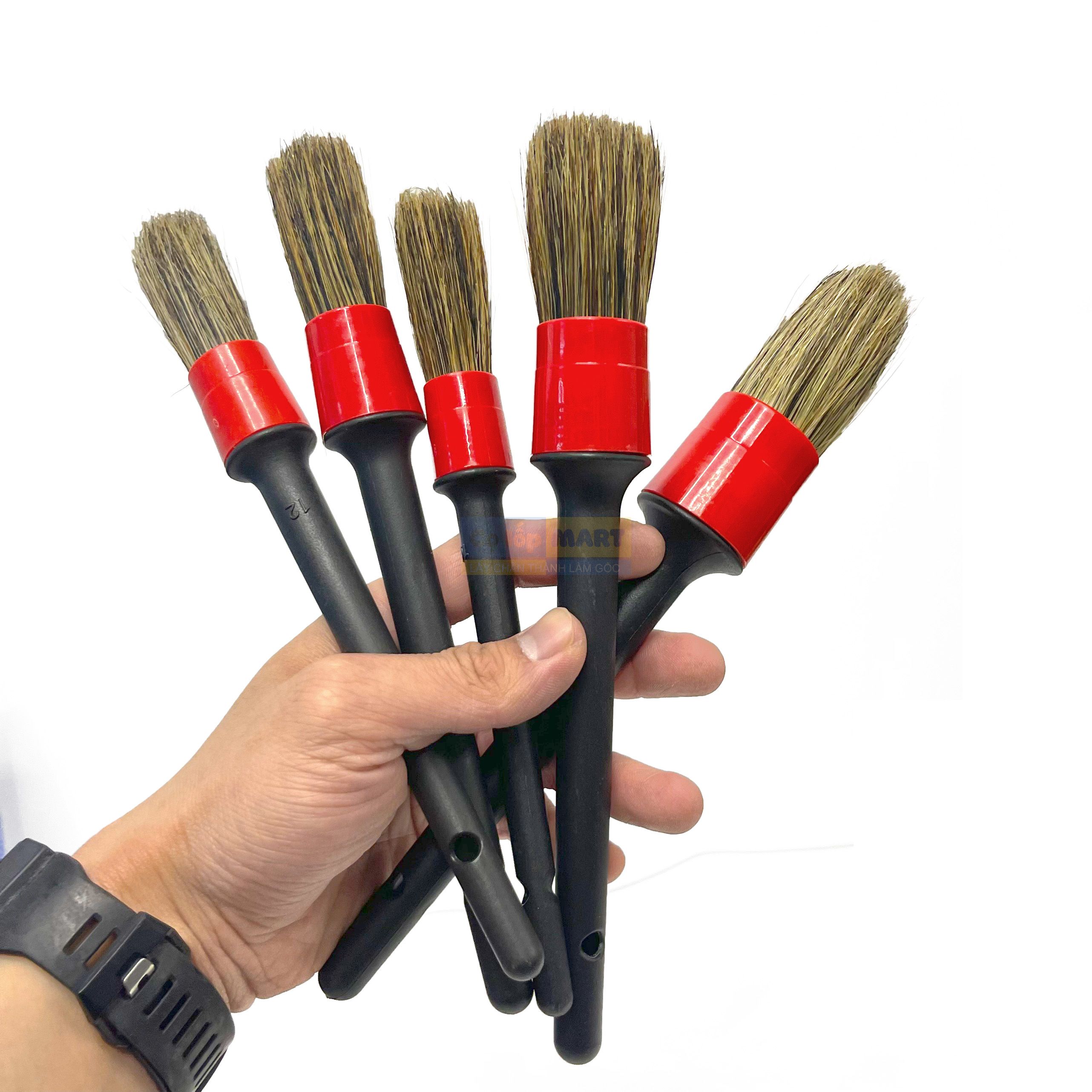 Bộ chổi 5 chi tiết lông lợn rừng