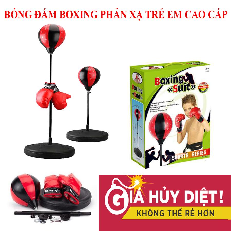 Bộ Đồ Chơi Đấm Bốc Cho Bé, Bóng tập phản xạ, tập cơ tay tại nhà, dụng cụ tập đấm bốc, bộ đồ chơi tập boxing cho bé/đồ chơi thể thao trẻ em đấm bốc giúp rèn luyện sức khỏe