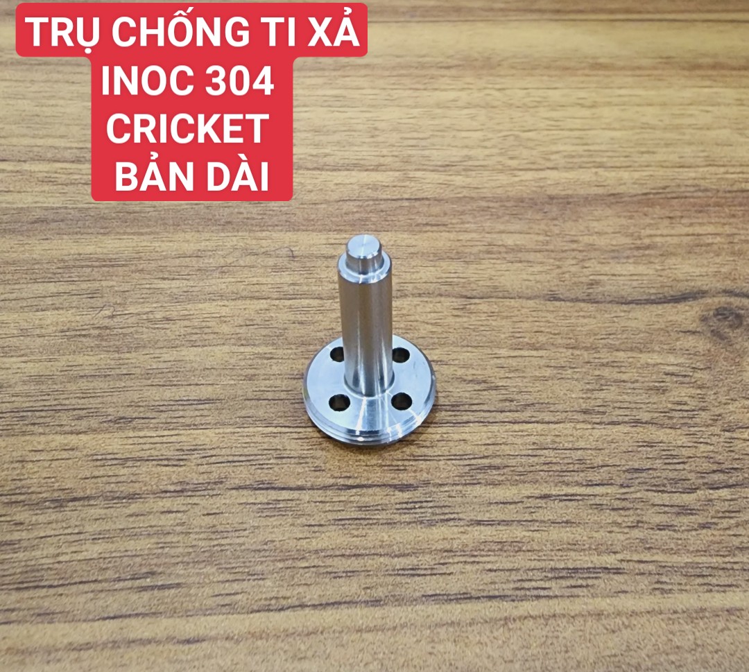 Trụ chống ti xả van cricket ,bản dài inoc 304