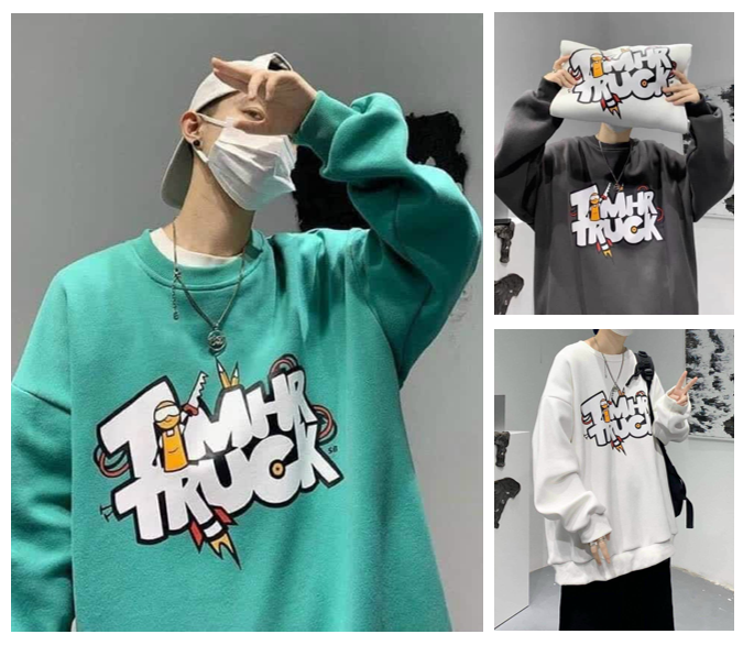 Áo khoác hoodie & sweater nam nữ thun nỉ hình in cô gái tên lửa siêu hot mcsweater392
