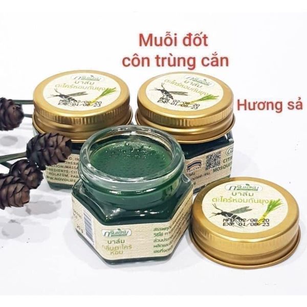 Cao bôi muỗi đốt côn trùng cắn Thái Lan, Cao sả bôi Muỗi Thái Lan chính hãng, Bill Thái-Cao bôi muỗi đốt côn trùng cắn Thái Lan