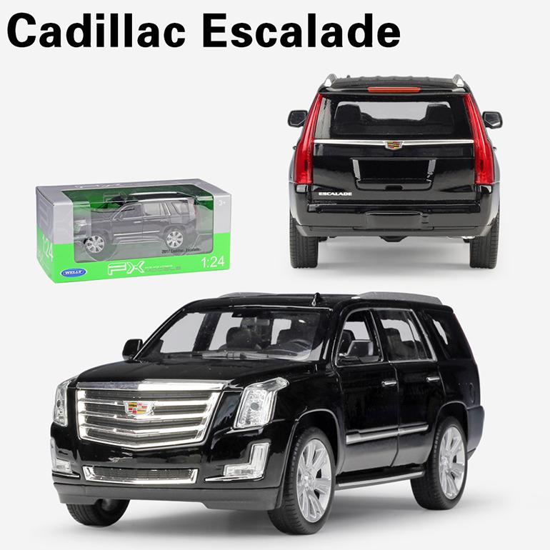 Đồ chơi trẻ em xe mô hình xe ô tô Cadillac Escalade hãng Welly  tỉ lệ 1:24