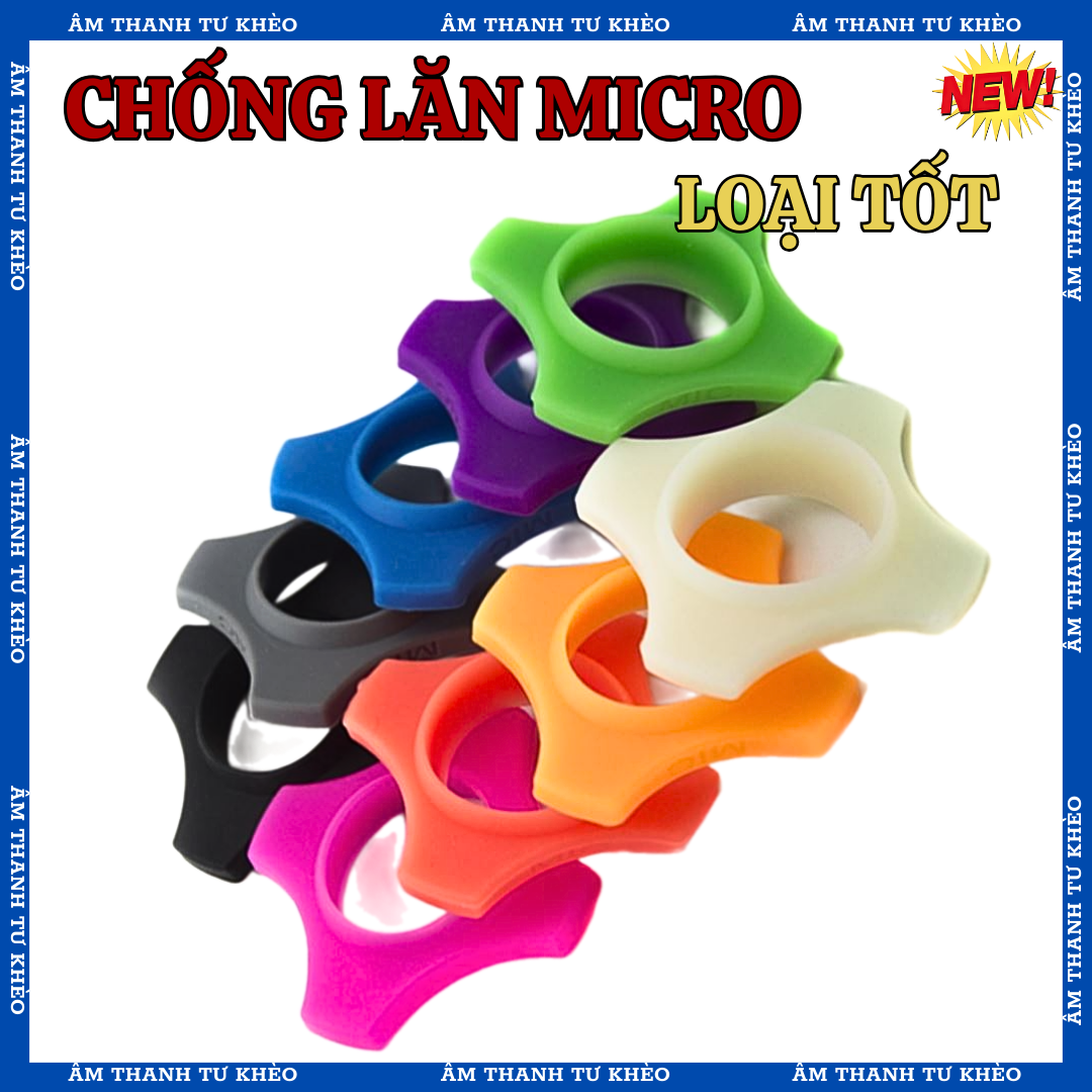 Chống Lăn Micro Nhựa Dẻo Bảo Vệ Micro Không Dây
