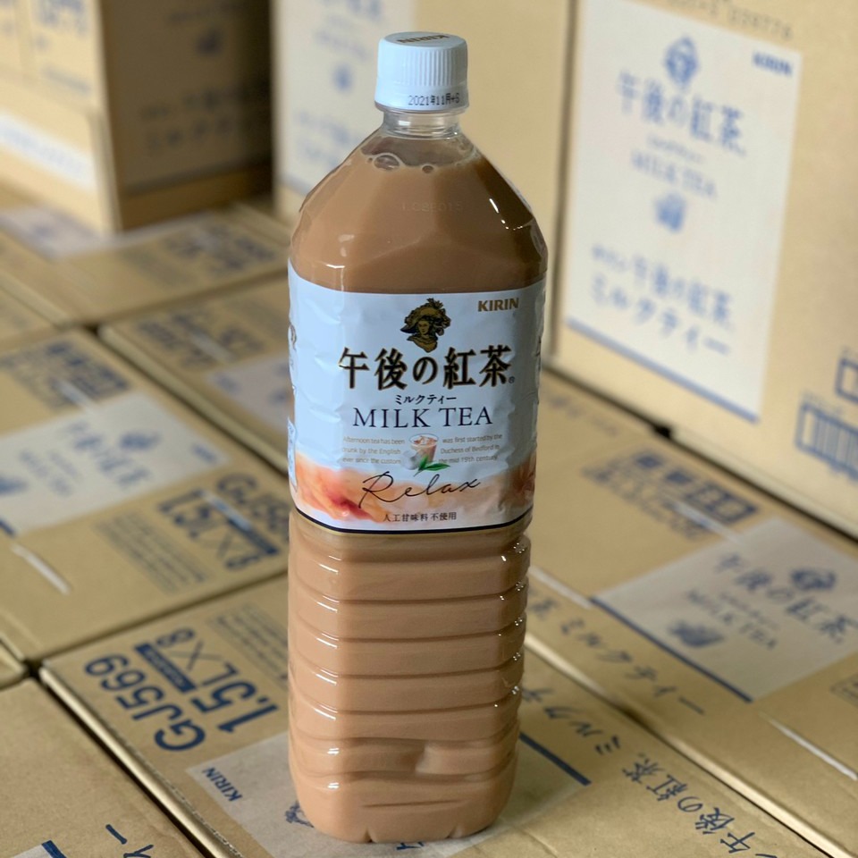 Combo 2 chai trà sữa Nhật 1.5L - Date T2/2024