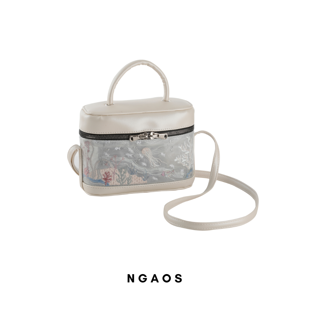 Túi xách NGAOS Ocean Child Sand - medium size