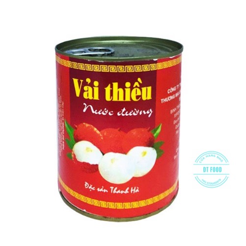 Vải thiều nước đường Thanh hà hộp 565g