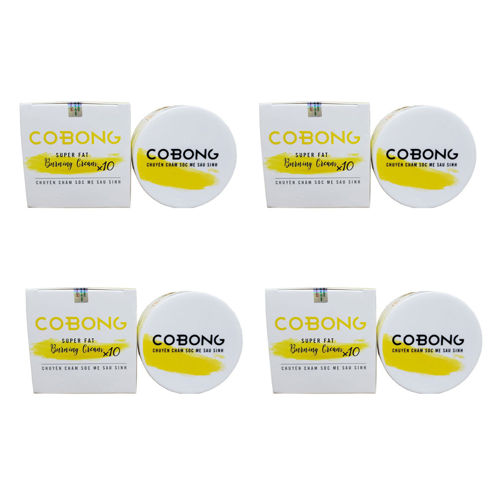 [HCM]COMBO 4 hộp Kem tan mỡ Cô Bông x10 giảm mỡ bụng kèm THƯỚC DÂY
