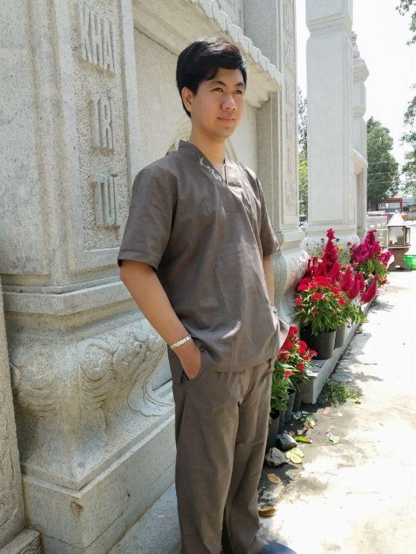 [HCM]Quần áo đi chùa nam mẫu mới